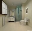 最新90平家居卫生间米白色瓷砖效果图欣赏