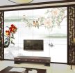 2014最新110平米家居中式瓷砖电视背景墙装饰图片