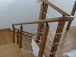 简约室内木楼梯扶手装修样板间设计