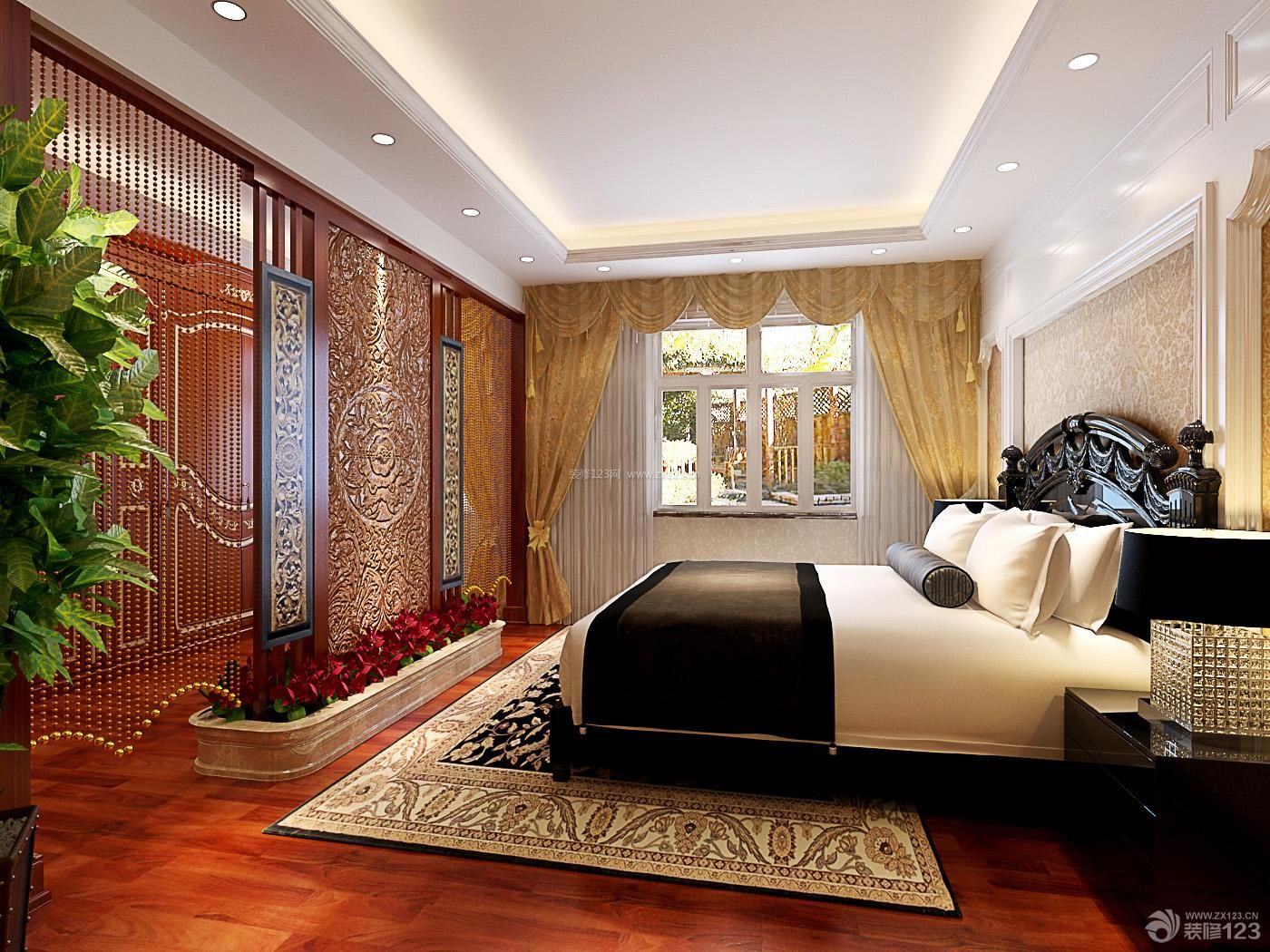 欧式家装设计卧室装修风格效果图