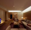 110平米现代美式风格三居室客厅设计效果图