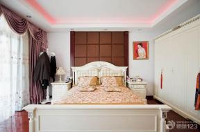 卧室简欧与中式混搭装修实景图