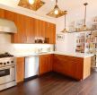140平米日式风格开放式厨房装修设计效果图