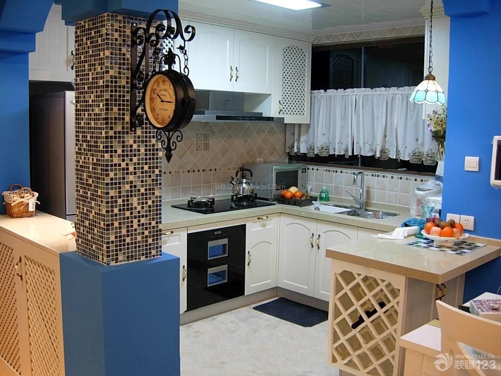 厨房吧台设计 家庭吧台装修效果图