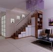 温馨90平米家居小户型跃层实木楼梯装饰效果图