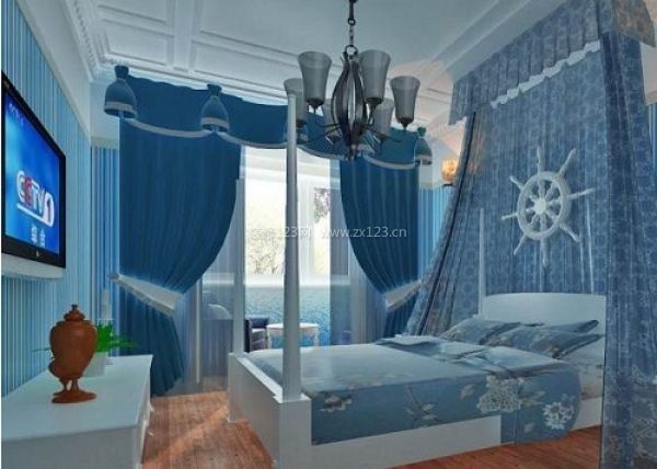 地中海风格特点卧室装修图片