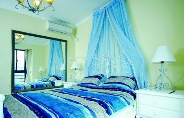 地中海风格特点卧室装修图片