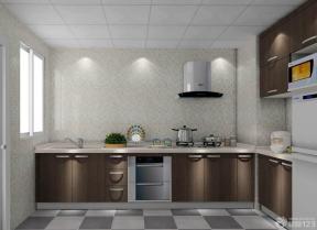 吊顶铝扣板 厨房橱柜颜色效果图 现代厨房装修效果图