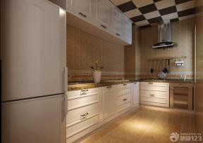 欧式厨房装修效果图 铝扣板贴图