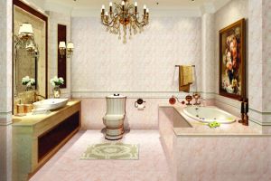 卫生间地砖效果图 给你全新的卫浴生活