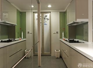 最新现代超小厨房室内装修样板图