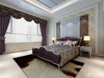 最新欧式家装设计主卧室床头背景墙装修效果图大全