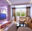 现代小户型客厅电视背景墙设计效果图欣赏