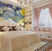 欧式风格家装卧室创意床头背景墙设计效果图片