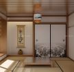 日式风格三室两厅木地板飘窗装修效果图