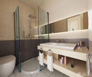 现代温馨卫生间淋浴房装修图片