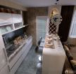 现代风格厨房吧台设计实景图