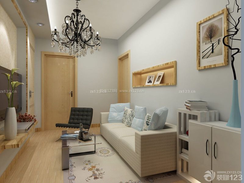 交换空间小户型客厅装修设计效果图大全2014图片