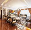 欧式家装设计大客厅室内组合沙发效果图片