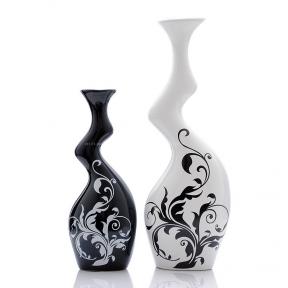 黑白配创意花瓶设计图片