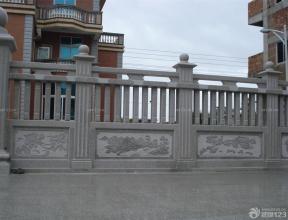 雕花护栏围墙装饰实景图