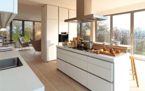 厨房吧台设计 房子装修样板房 交换空间家装效果图
