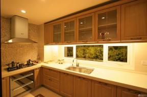 美式装修风格样板房 厨房组合柜 交换空间小户型改造