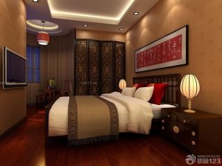80后中式婚房卧室装修案例欣赏