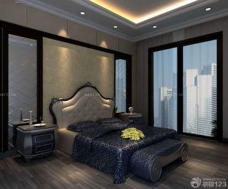 最新80平米两室两厅现代卧室效果图欣赏