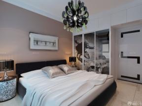 现代家居 最新卧室装修效果图 床头背景墙