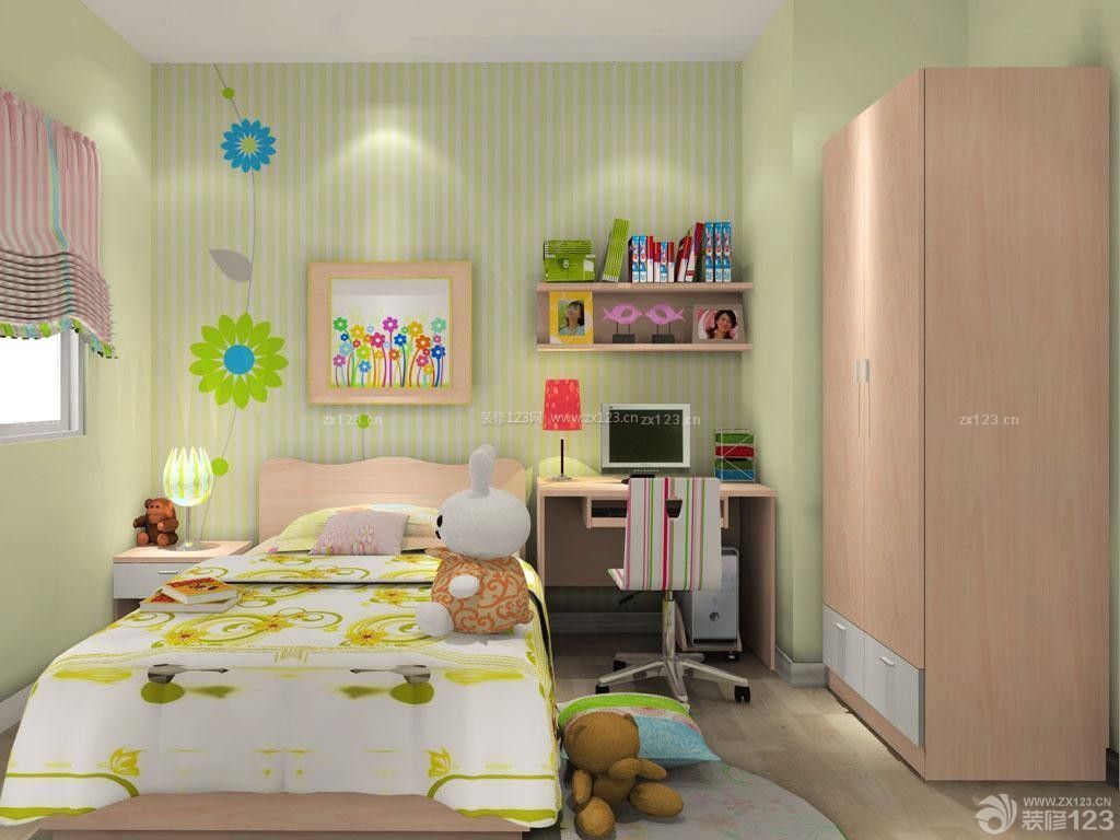 最新室内7平米女儿童房装修效果图