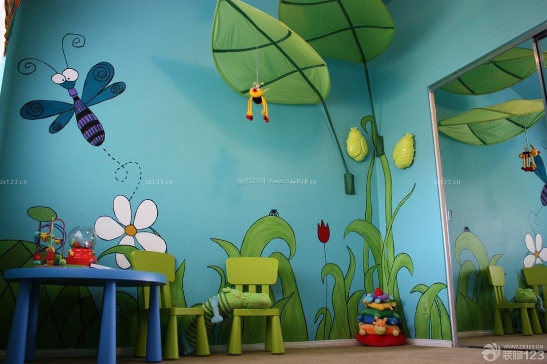 创意个性5平米儿童房休闲区装修样板
