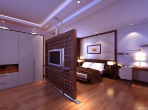 卧室壁橱效果图 结婚卧室装修效果图 长方形卧室装修图