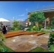 别墅屋顶小花园装修设计效果图