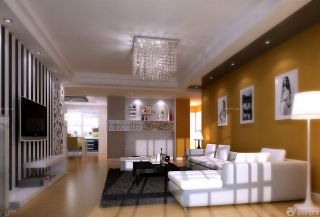最新现代设计风格时尚客厅沙发背景墙效果图