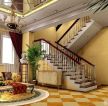 180平米跃层客厅仿古瓷砖装饰图片设计