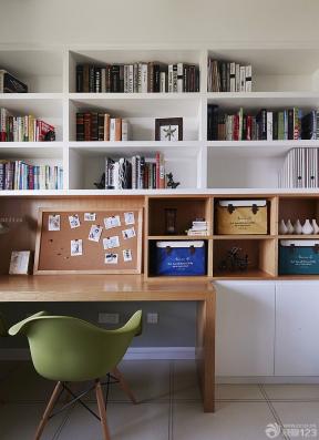 儿童书柜图片 书桌书柜组合 100平米房子