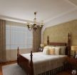 现代中式风格主卧室床头背景墙装修图大全