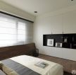 现代设计风格20平米卧室入墙柜装修图片