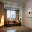 日式风格140平米样板间书房榻榻米设计效果图