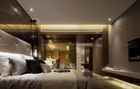 欧式家装设计效果图 主卧室 双人床
