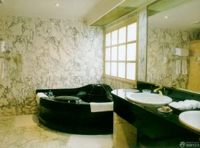 沉稳室内楼中楼浴室设计效果图大全2014图片
