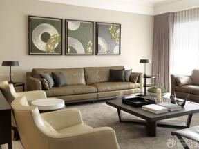 现代设计风格 组合沙发 背景墙装饰