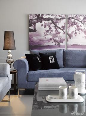 简约家装设计效果图 家庭休闲区 沙发背景墙