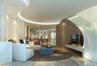 现代设计风格家庭休闲区软沙发装修图大全