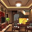 中式风格140平跃层客厅精装设计图片