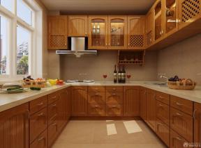 简约欧式风格 厨房橱柜颜色效果图 