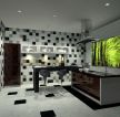 简约现代风格170平米家装厨房瓷砖颜色搭配效果图