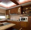 中式仿古装修厨房颜色搭配效果图大全