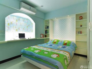 简约风格两室一厅小户型小型卧室装修实景图